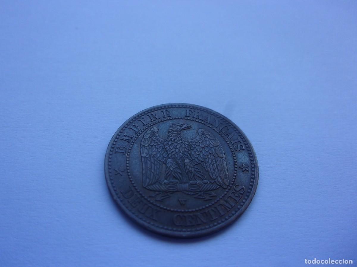 Monedas antiguas de Europa: 27DH23 Francia Napole&oacute;n III 2 centmes 1854 W - Foto 6