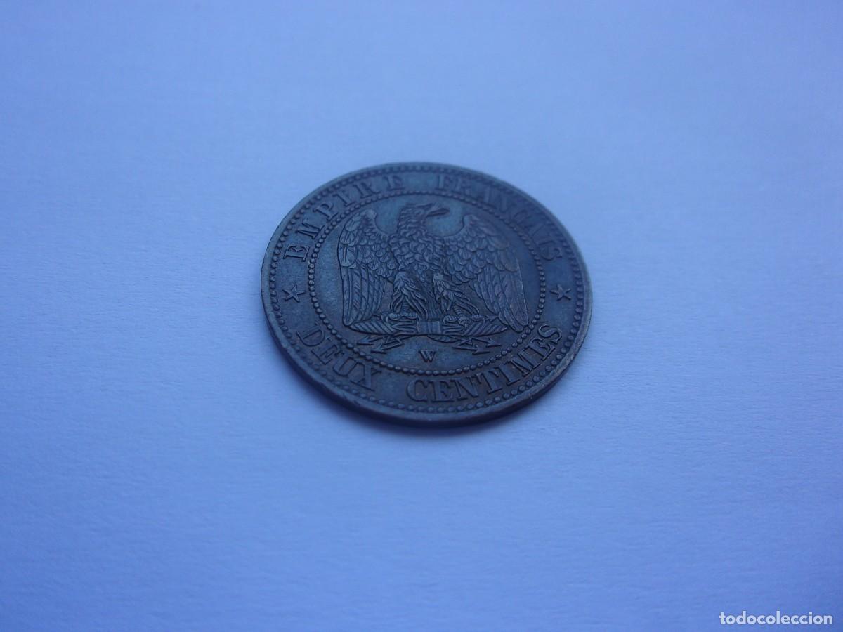 Monedas antiguas de Europa: 27DH23 Francia Napole&oacute;n III 2 centmes 1854 W - Foto 7