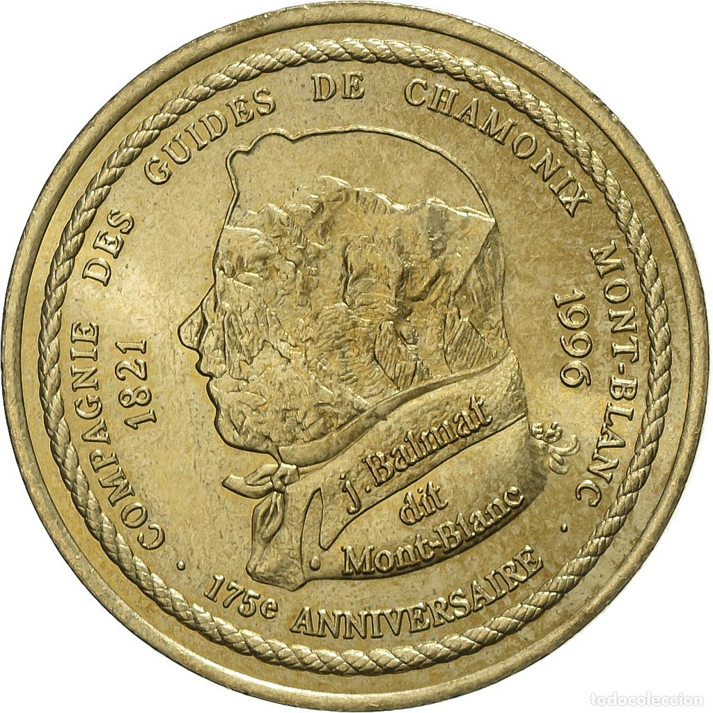 Monete antiche di Europa: [#397933] Francia, 1,5 Euro de Chamonix Mont-Blanc, 1996, Monnaie de Paris, Lat&oacute;n, SC