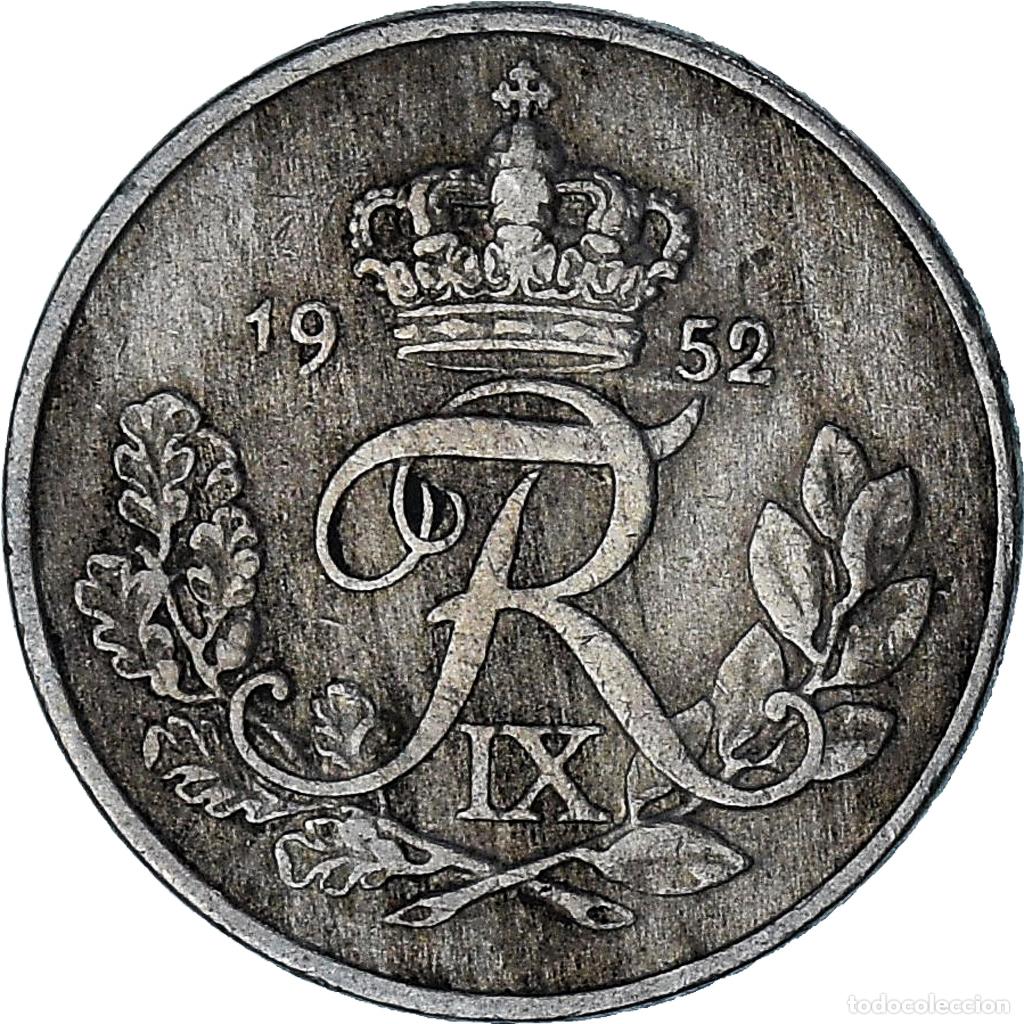 Monete antiche di Europa: [#1376205] Dinamarca, 10 &Ouml;re, 1952