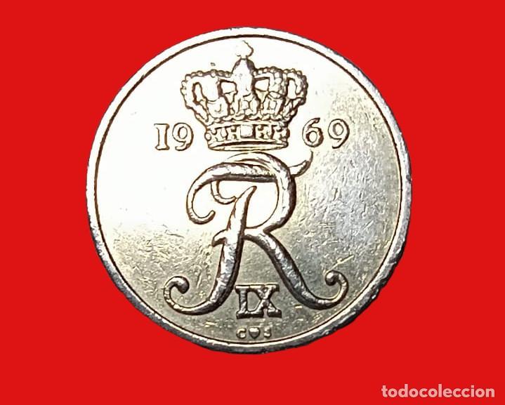 Monedas antiguas de Europa: Dinamarca 10 Ore 1969 - Foto 1