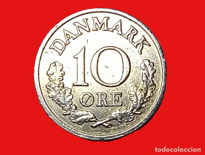 Monedas antiguas de Europa: Dinamarca 10 Ore 1969 - Foto 2