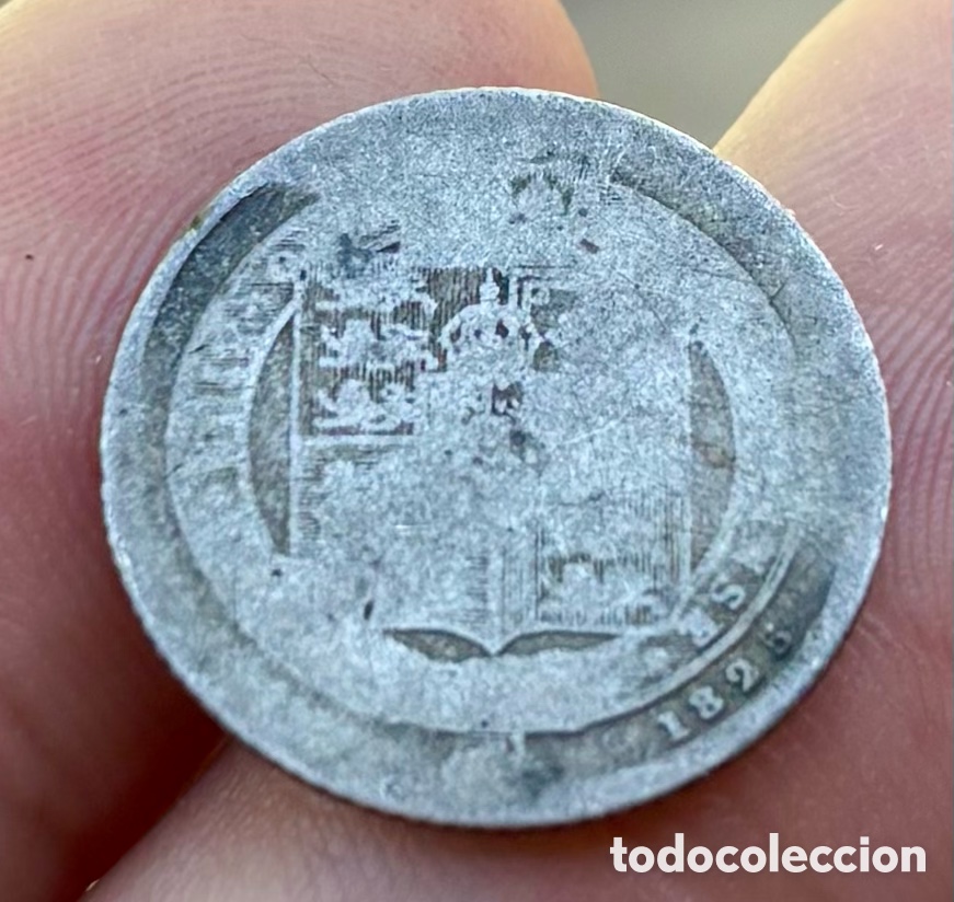 Monedas antiguas de Europa: Moneda PLATA INGLATERRA 6 Peniques 1825 Jorge IV. Pence UK Reino Unido