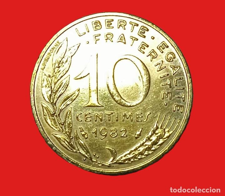 Monedas antiguas de Europa: Francia 10 Centimos 1982 - Foto 2