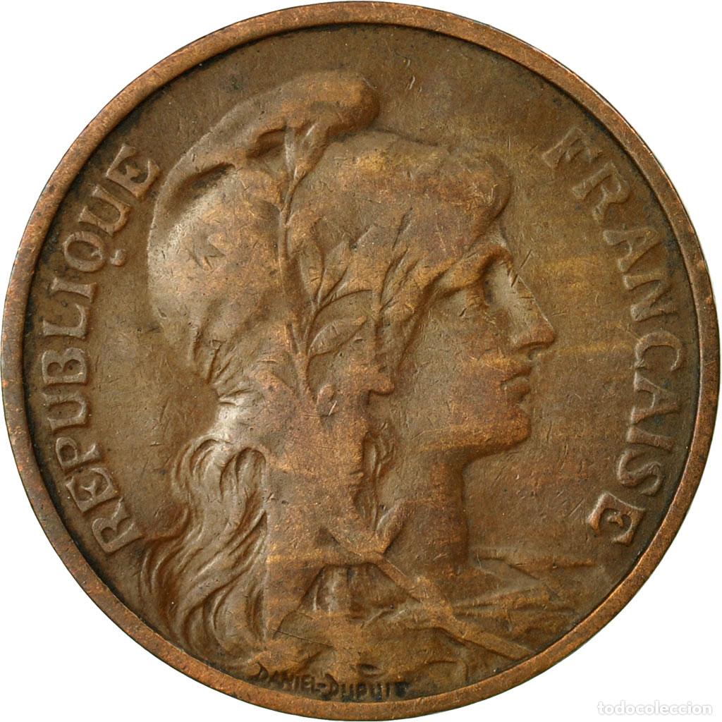 Moedas antigas da Europa: [#549743] Moneda, Francia, Dupuis, 5 Centimes, 1914, Paris, BC+, Bronce, KM:842