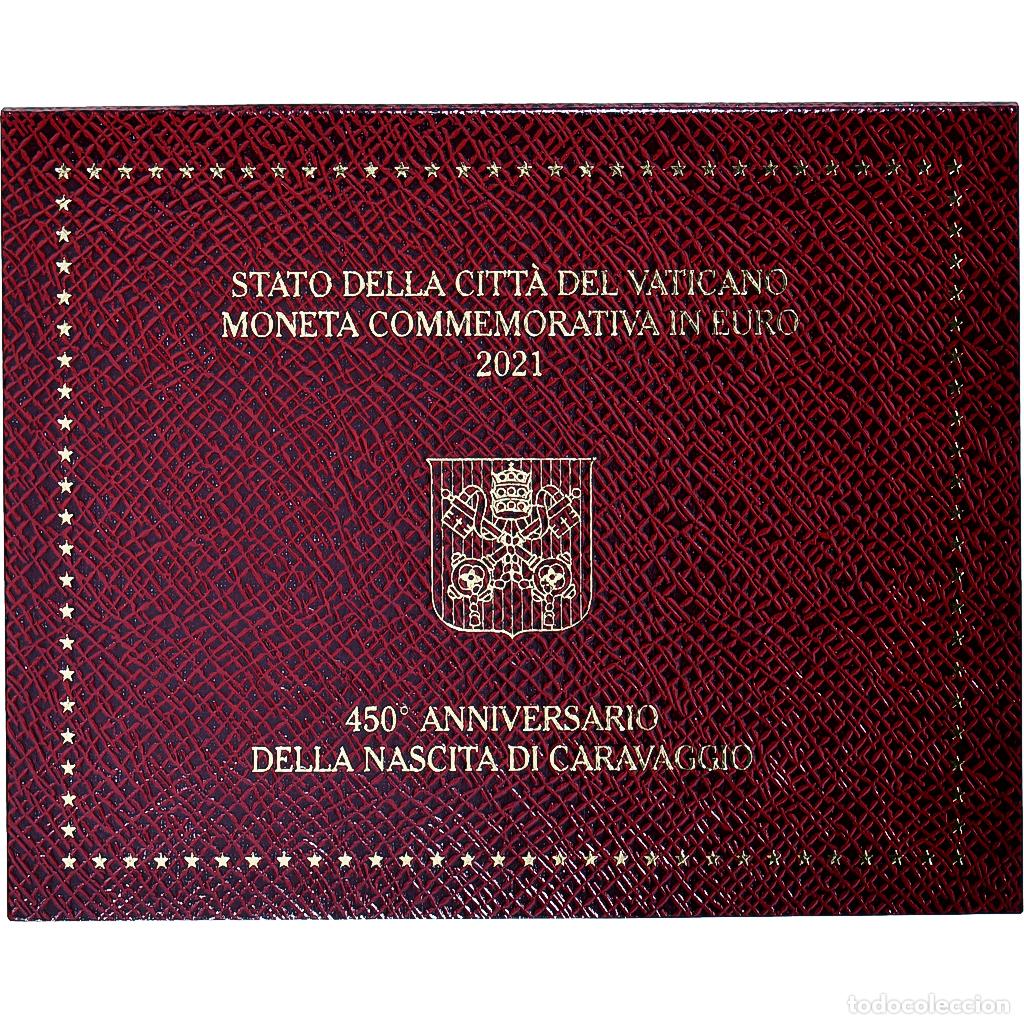 Monedas antiguas de Europa: [#1275317] Vaticano, Francis, 2 Euro, 450th Anniversary of the Birth of Caravaggio, BU