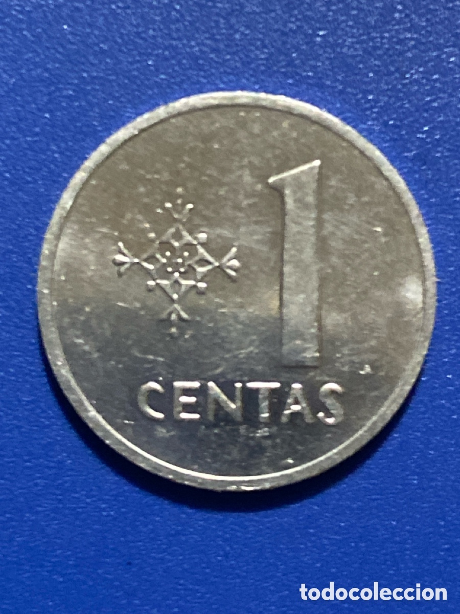 Monedas antiguas de Europa: Lituania 1 centimo 1991 - Foto 2