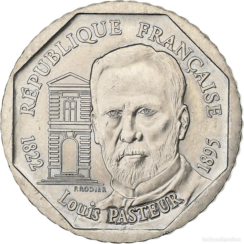 Monedas antiguas de Europa: [#199712] Francia, 2 Francs, Pasteur, 1995, Paris, N&iacute;quel, EBC, Gadoury:549, KM:1119