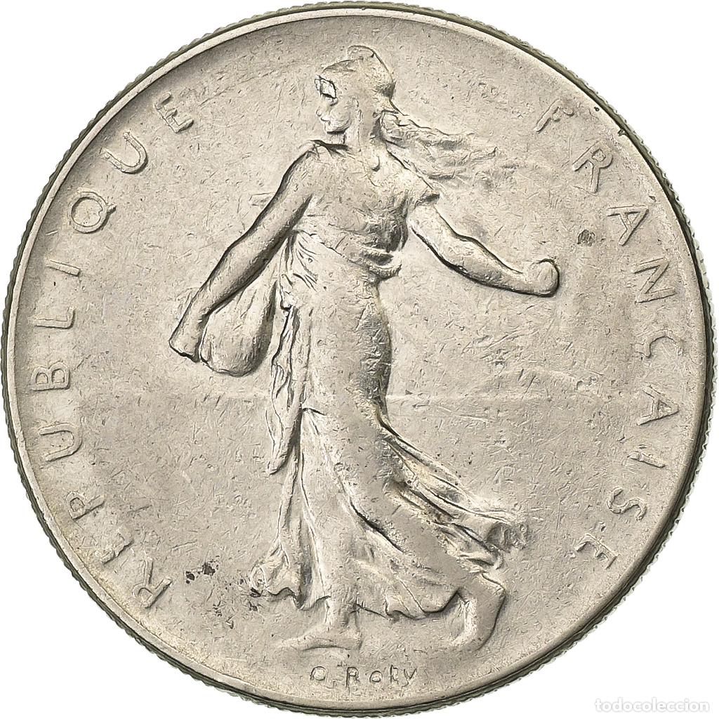 Monete antiche di Europa: [#199722] Francia, Franc, Semeuse, 1960, Paris, N&iacute;quel, MBC+, KM:925.1