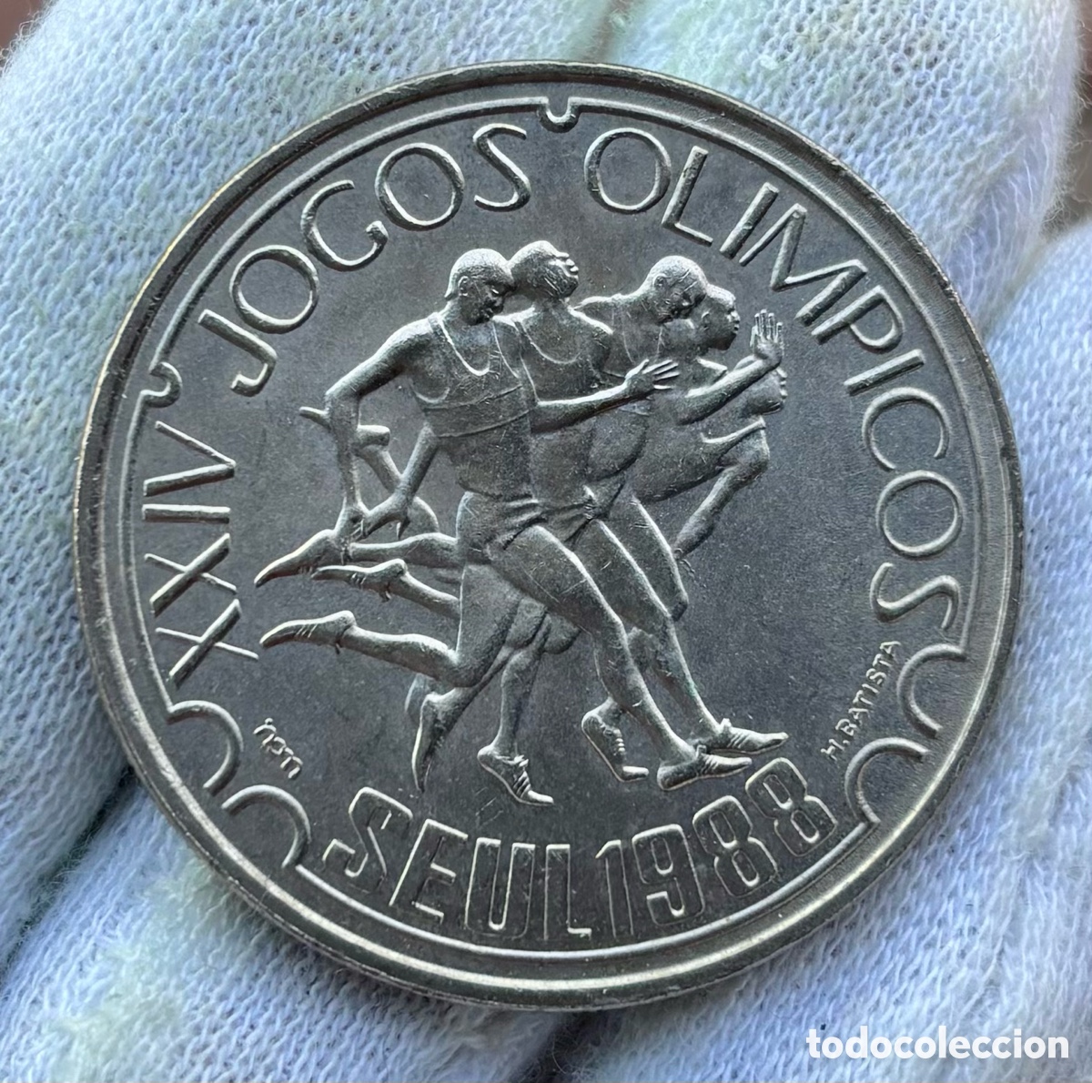 Monedas antiguas de Europa: Moneda PORTUGAL 250 Escudos 1988. Juegos Ol&iacute;mpicos Se&uacute;l