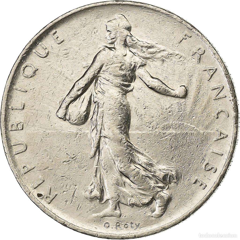 Alte M&uuml;nzen aus Europa: [#199747] Francia, Franc, Semeuse, 1977, Paris, N&iacute;quel, MBC, Gadoury:474, KM:925.1