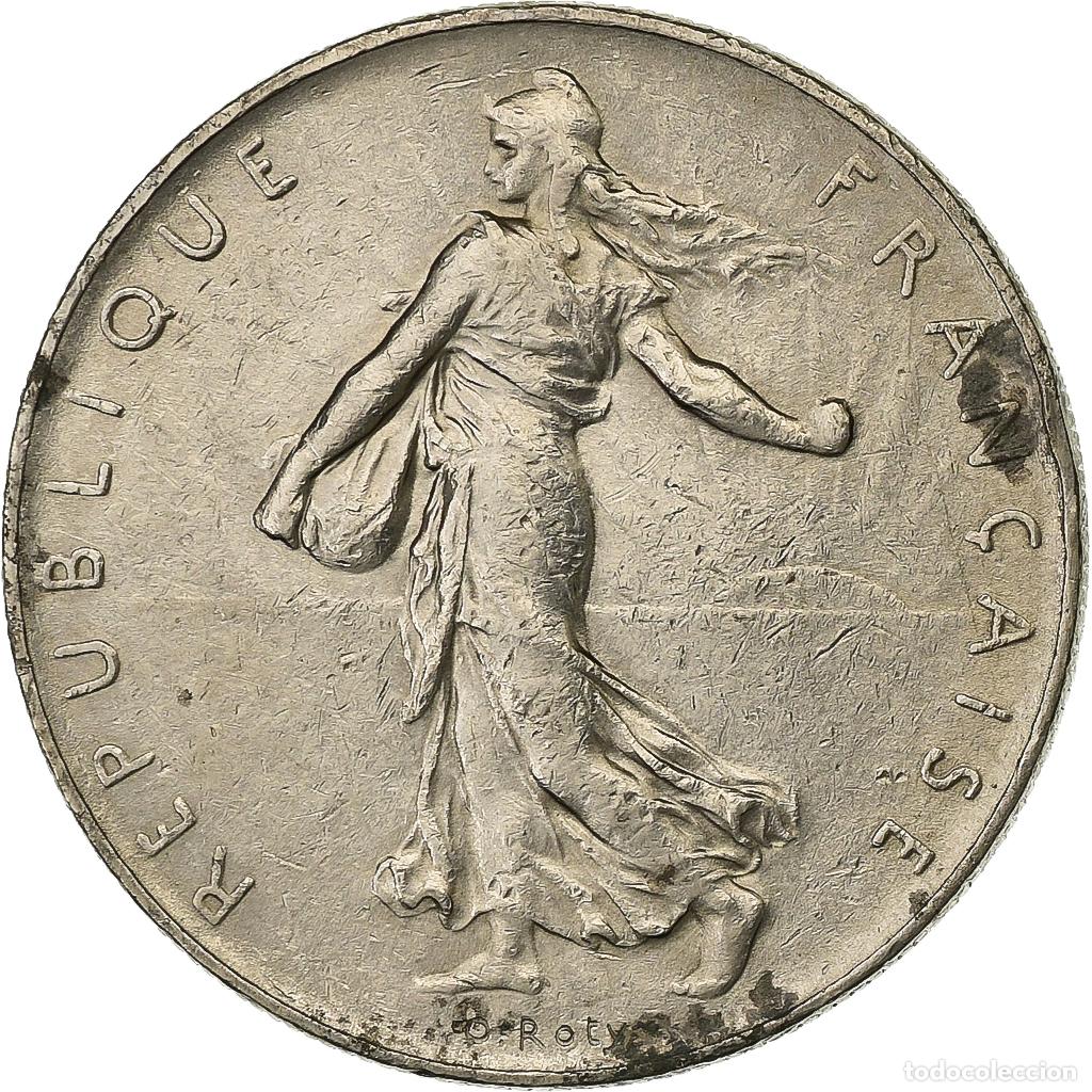 Alte M&uuml;nzen aus Europa: [#199745] Francia, Franc, Semeuse, 1974, Paris, Chouette, N&iacute;quel, MBC, Gadoury:474