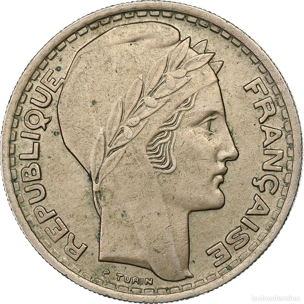 Monete antiche di Europa: [#199760] Francia, 10 Francs, Turin, 1945, Paris, Cobre - n&iacute;quel, MBC, Gadoury:810