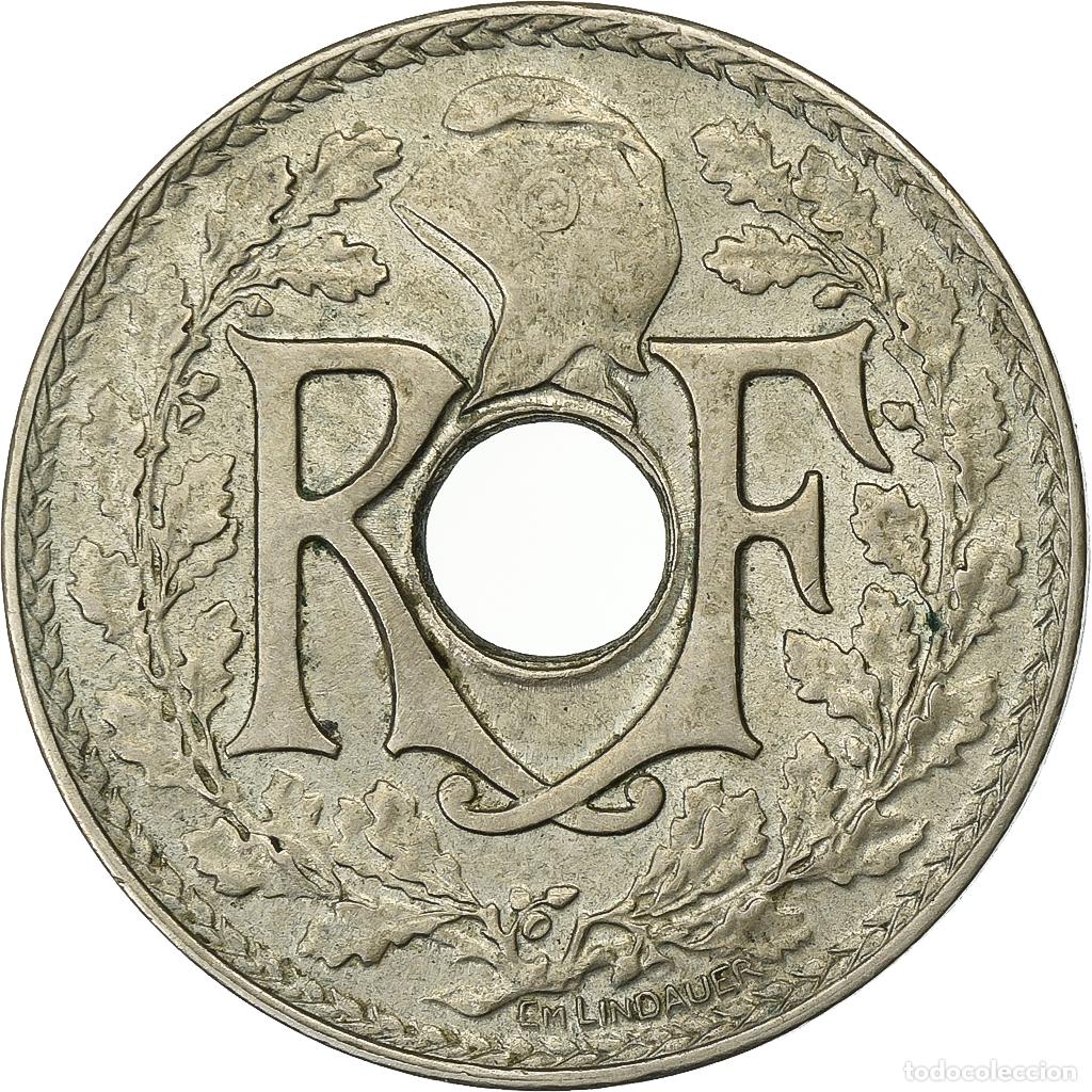 Monete antiche di Europa: [#199789] Francia, 25 Centimes, Lindauer, .1938., Paris, N&iacute;quel - bronce, MBC