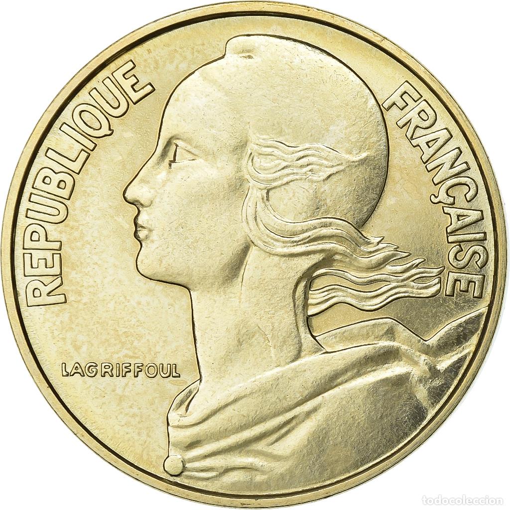 Old Coins of Europe: [#199864] Francia, 20 Centimes, Marianne, 1973, Paris, Chouette, Aluminio - bronce, FDC