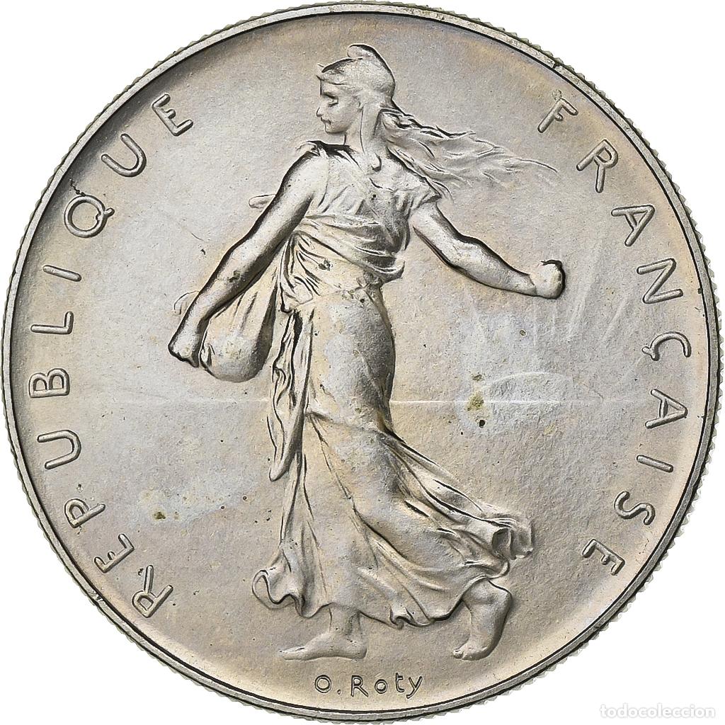Old Coins of Europe: [#199871] Francia, Franc, Semeuse, 1973, Paris, Chouette, N&iacute;quel, FDC, Gadoury:474