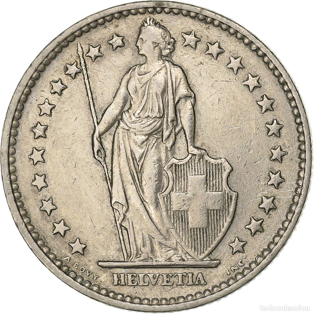 Monedas antiguas de Europa: [#199917] Suiza, 2 Francs, 1969, Bern, Cobre - n&iacute;quel, MBC+, KM:21a.1