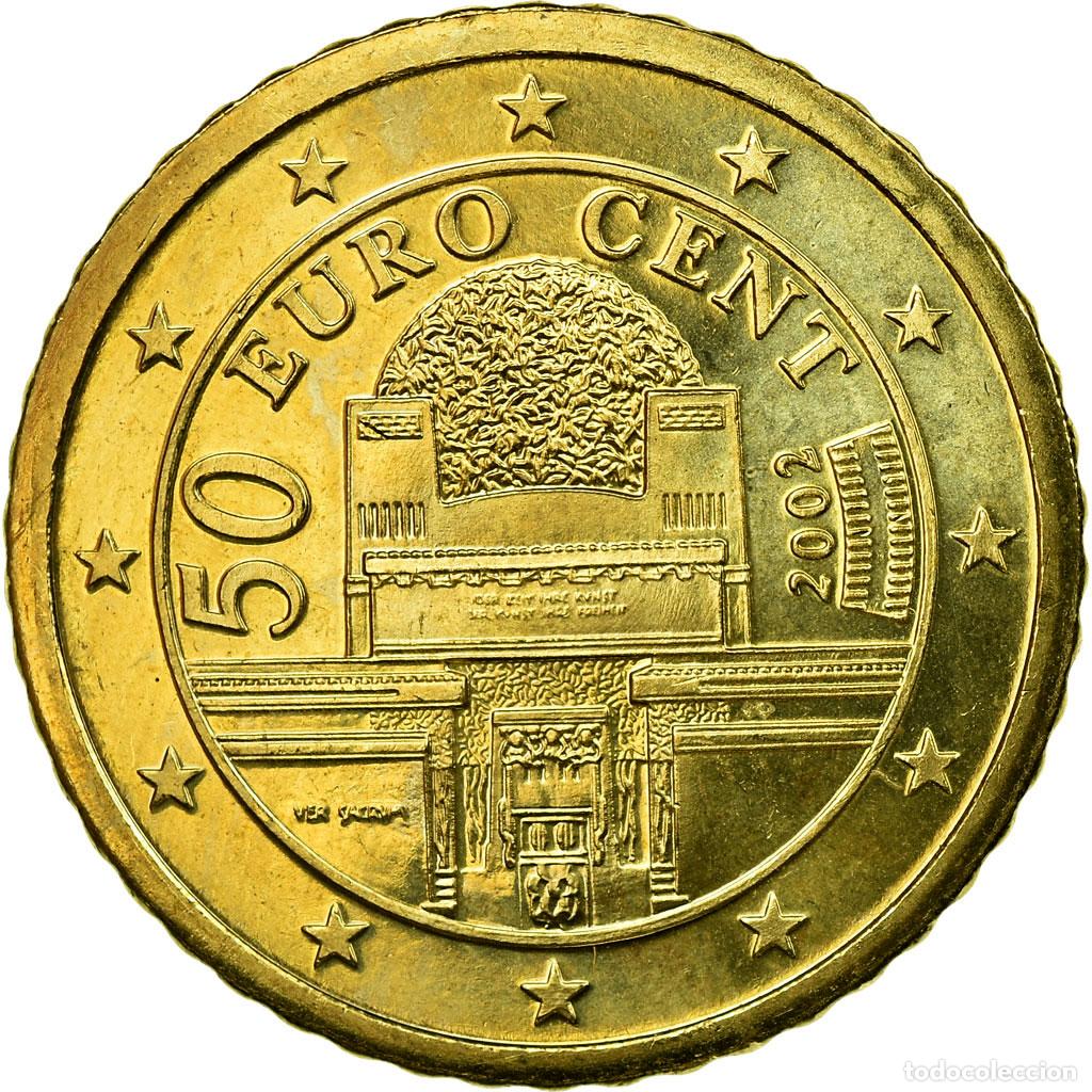 Monedas antiguas de Europa: [#722454] Austria, 50 Euro Cent, 2002, EBC, Lat&oacute;n, KM:3087