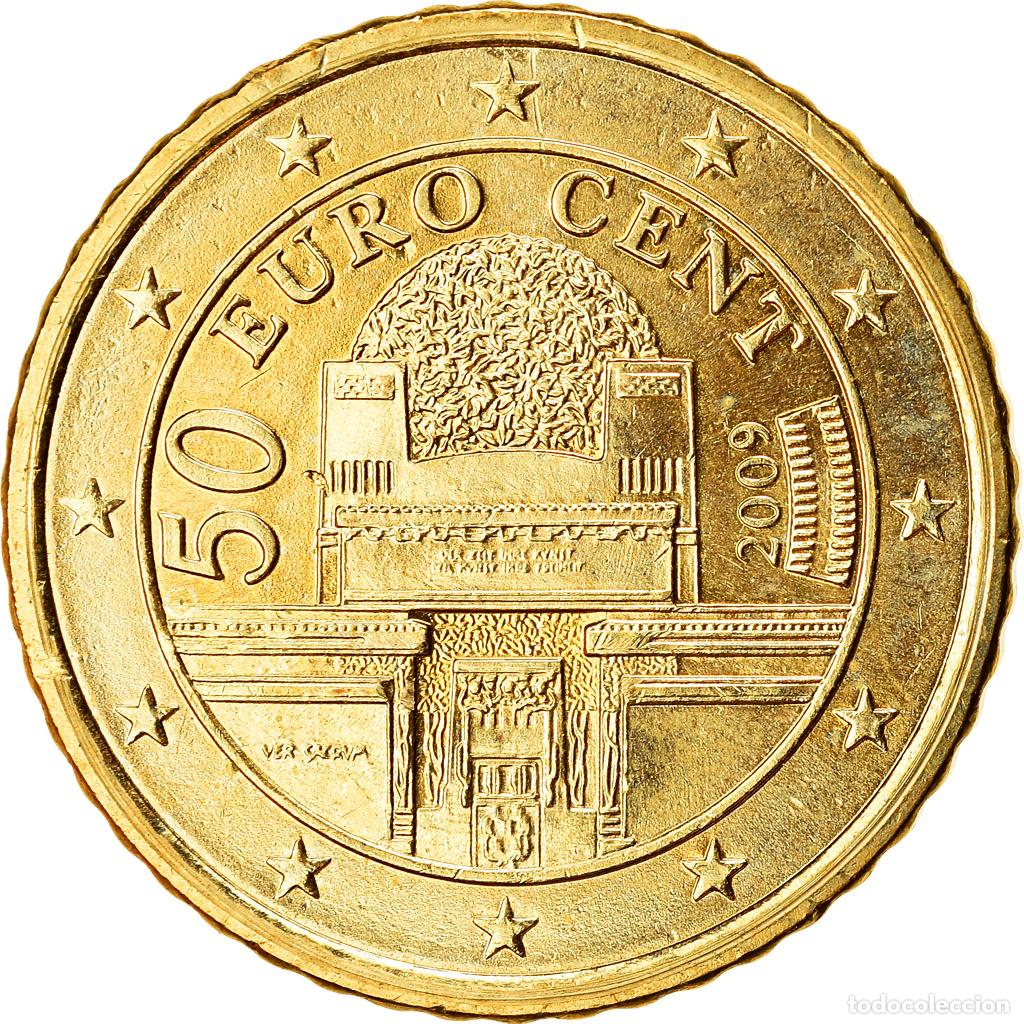 Old Coins of Europe: [#766411] Austria, 50 Euro Cent, 2009, SC, Lat&oacute;n, KM:3141