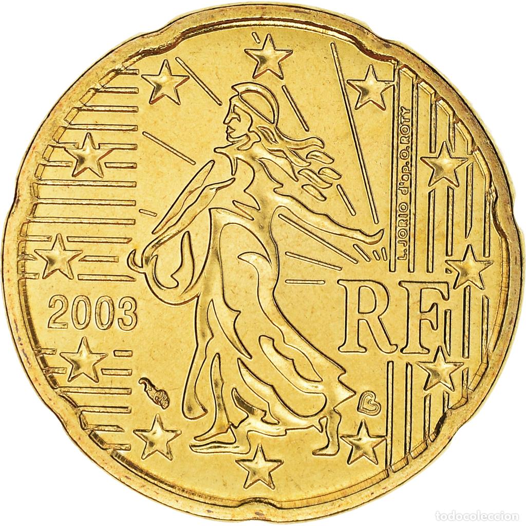 Monedas antiguas de Europa: [#189062] Francia, 20 Euro Cent, 2003, Paris, BU, FDC, Lat&oacute;n, KM:1286