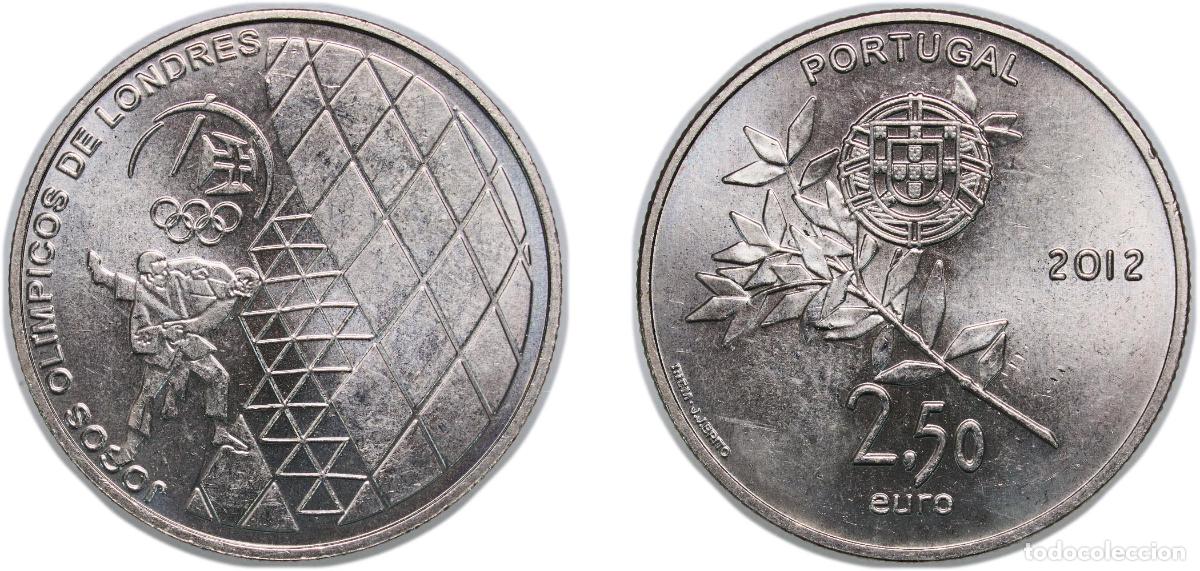 Monedas antiguas de Europa: Portugal Third Republic 2012 INCM 2&frac12; Euros (Olympics) Copper-nickel (98755) 10.07g BU KM 816