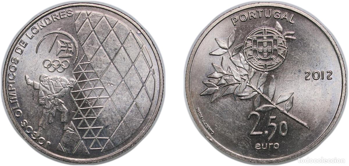 Monedas antiguas de Europa: Portugal Third Republic 2012 INCM 2&frac12; Euros (Olympics) Copper-nickel (98755) 10.05g BU KM 816