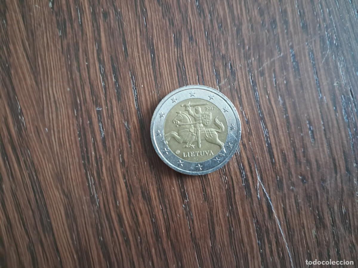 Monedas antiguas de Europa: moneda de 2 euros de Lituania, a&ntilde;o 2017. - Foto 1