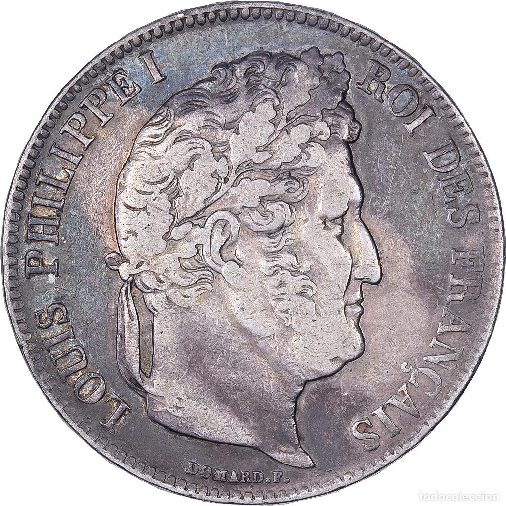 Alte M&uuml;nzen aus Europa: [#1116962] Moneda, Francia, Louis-Philippe, 5 Francs, 1838, Lyon, BC, Plata, KM:749.4