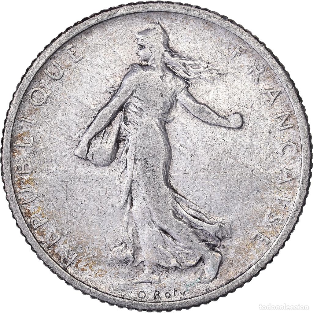 Moedas antigas da Europa: [#1116974] Moneda, Francia, Semeuse, Franc, 1903, BC+, Plata, KM:844.1, Gadoury:467