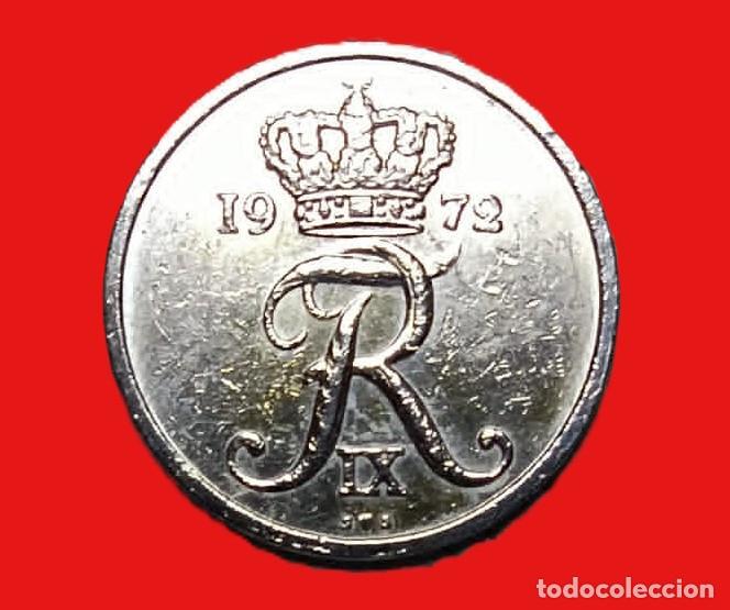 Monedas antiguas de Europa: Dinamarca 10 Ore 1972 - Foto 1