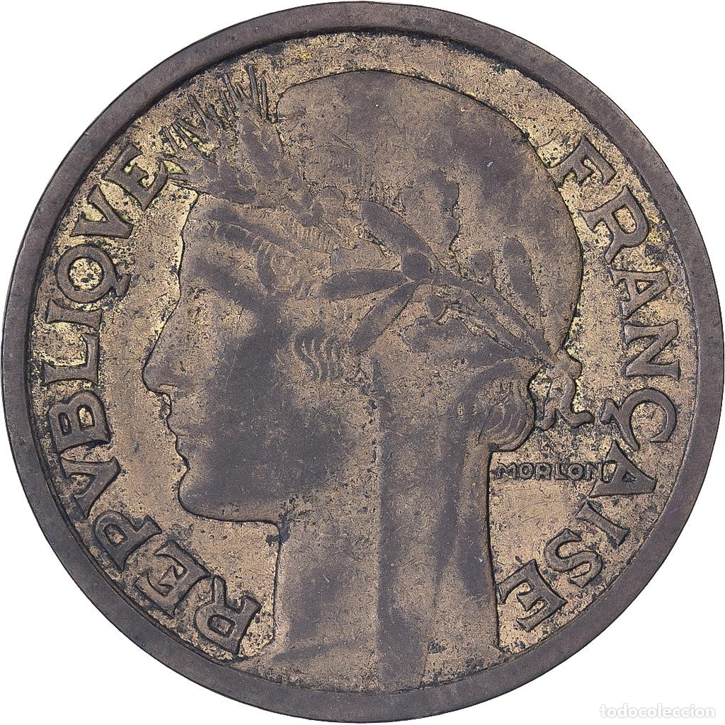 Monete antiche di Europa: [#137258] Francia, 1 Franc, Morlon, 1935, Paris, Cuproaluminio, BC+, Gadoury:470
