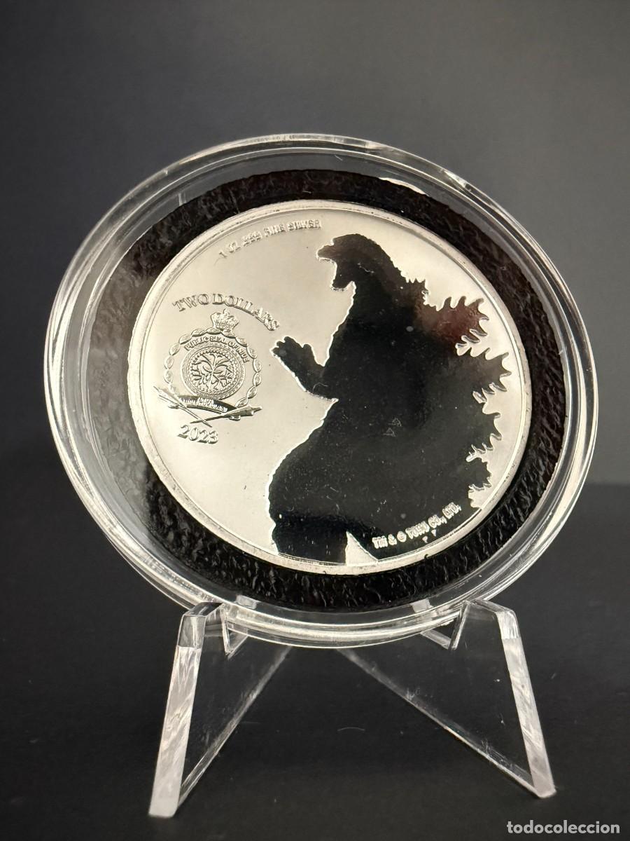Monedas antiguas de Europa: Moneda Plata Godzilla Vs Mothra 2023 - Foto 2