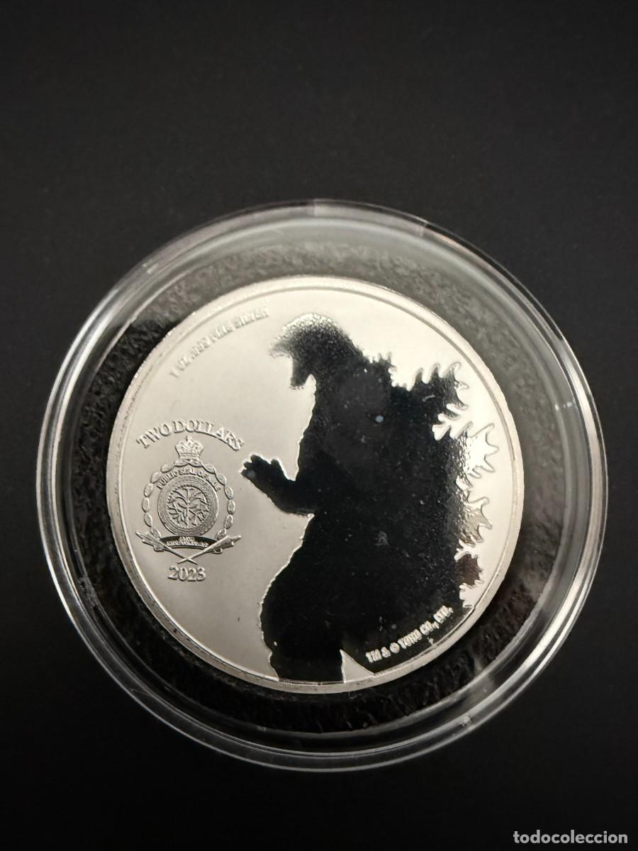 Monedas antiguas de Europa: Moneda Plata Godzilla Vs Mothra 2023 - Foto 4