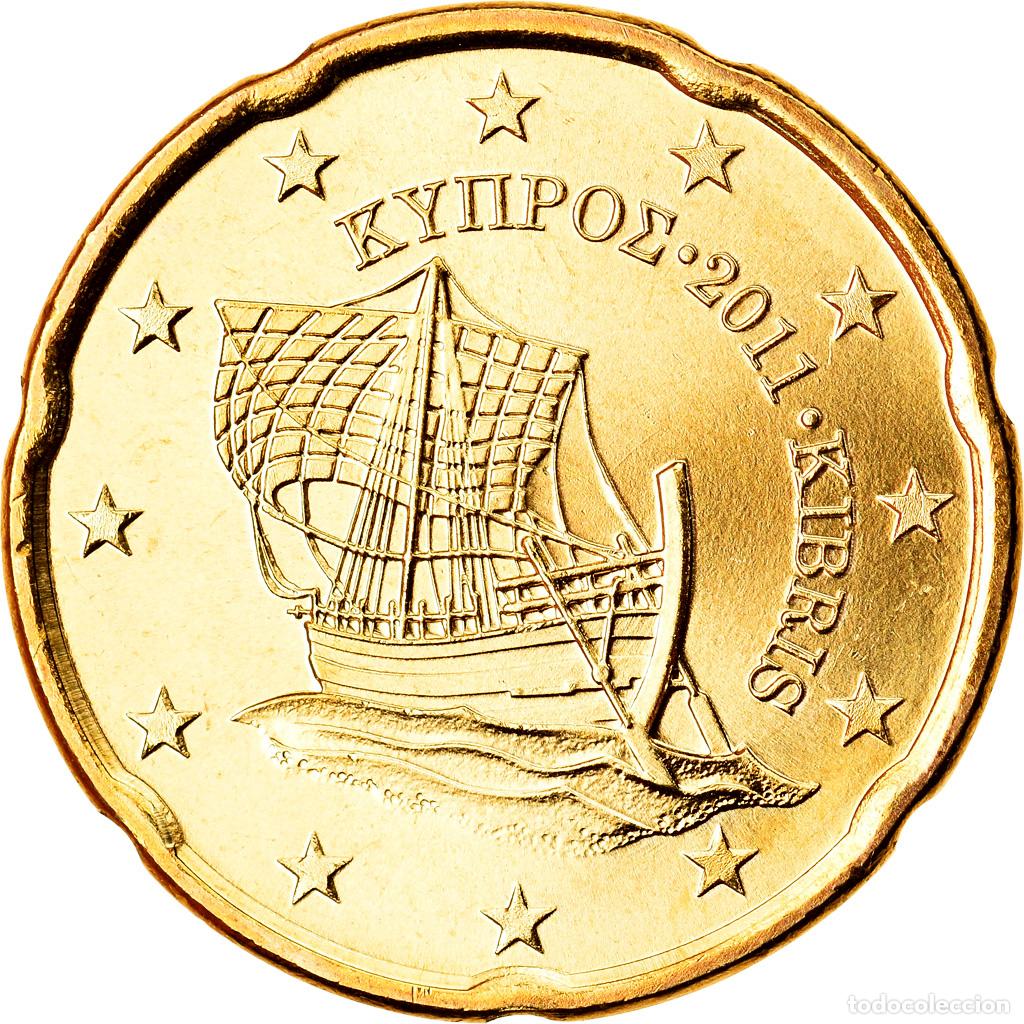 Monete antiche di Europa: [#790440] Chipre, 20 Euro Cent, 2011, SC, Lat&oacute;n, KM:82