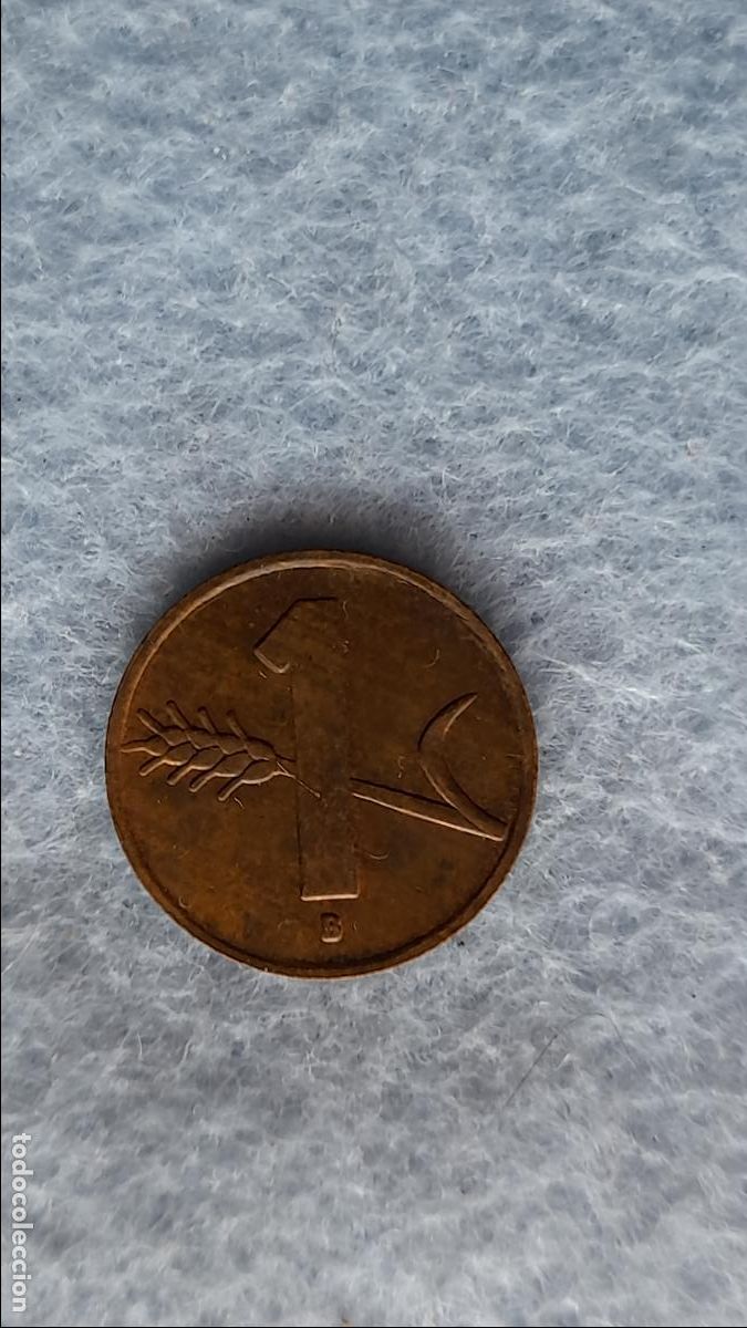 Monedas antiguas de Europa: Suiza. 1 C&eacute;ntimo. A&ntilde;o 1948. - Foto 2