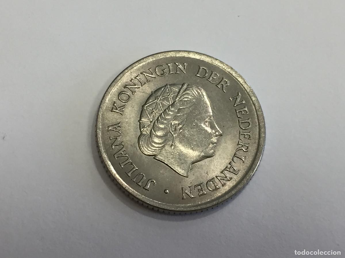 Monedas antiguas de Europa: MONEDA DE 25 CENTIMOS DE GULDEN HOLANDA A&Ntilde;O 1966 - Foto 1