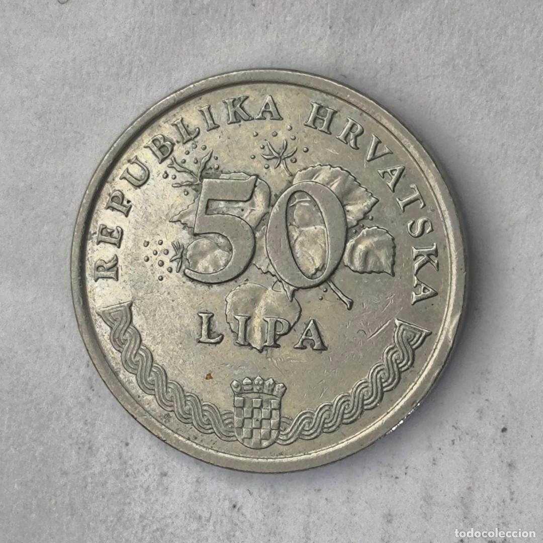 Alte M&uuml;nzen aus Europa: 10-03809-Croacia 50 lipa 1995