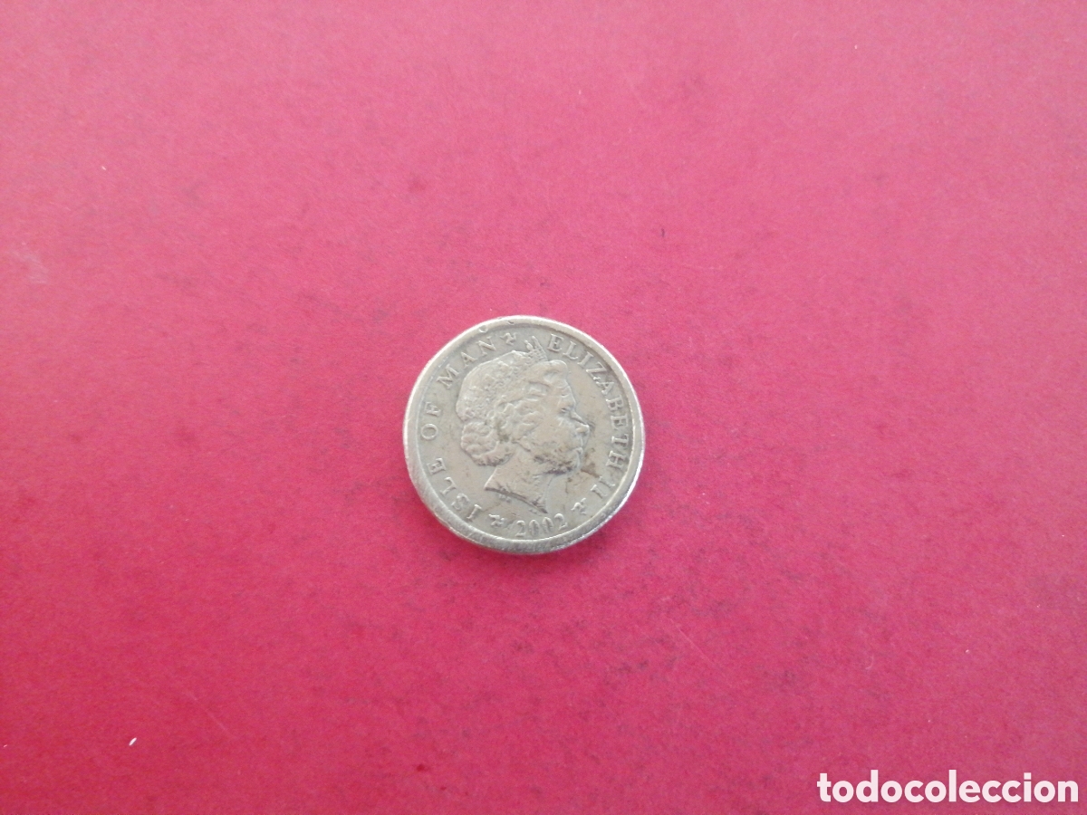 Monedas antiguas de Europa: 1 libra de isla de Man 2002 - Foto 2