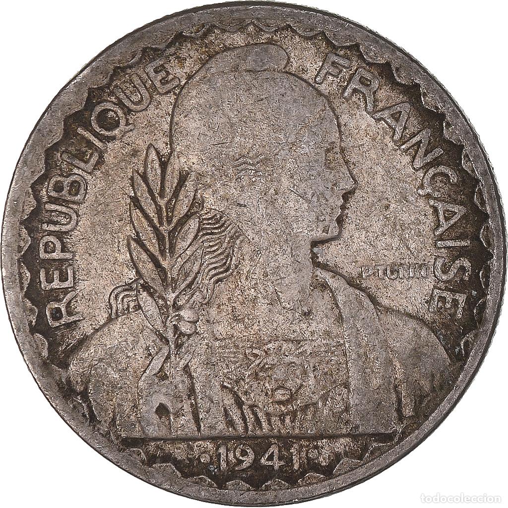 Moedas antigas da Europa: [#1473780] Moneda, INDOCHINA FRANCESA, 20 Cents, 1941