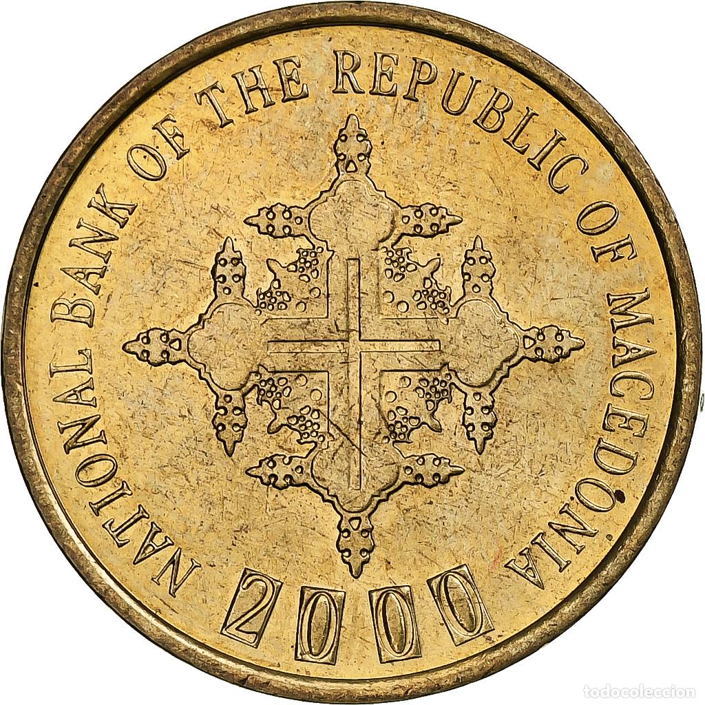Alte M&uuml;nzen aus Europa: [#1027891] Macedonia, Denar, 2000, Bronce, SC, KM:27
