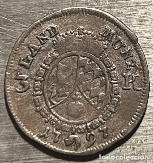 Monedas antiguas de Europa: 3 KREUZER 1797 BAVIERA - Foto 1