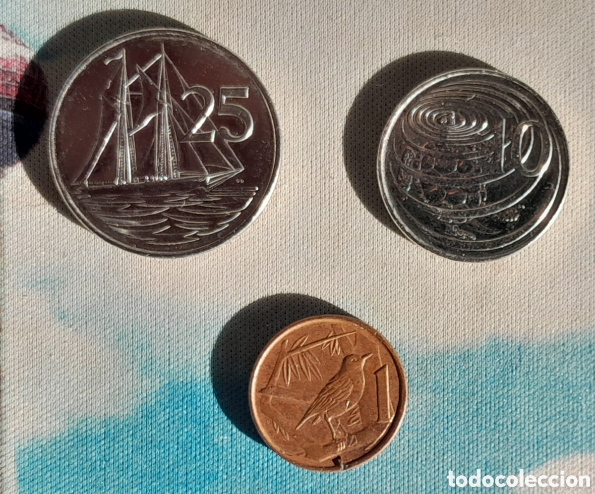 Monedas antiguas de Europa: MONEDAS DE JERSEY E ISLAS CAYMAN - Foto 1