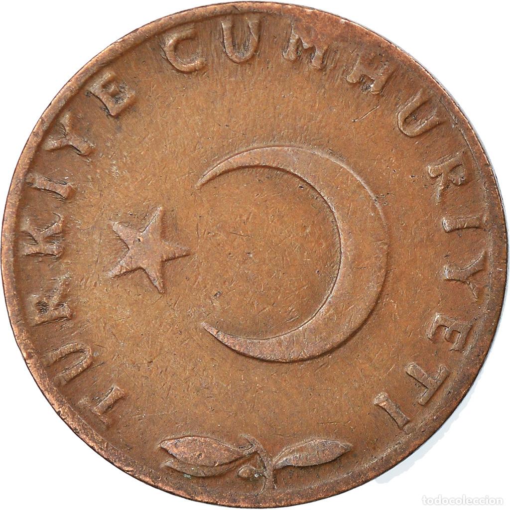 Monedas antiguas de Europa: [#744104] Moneda, Turqu&iacute;a, 5 Kurus, 1960, MBC, Bronce, KM:890.1