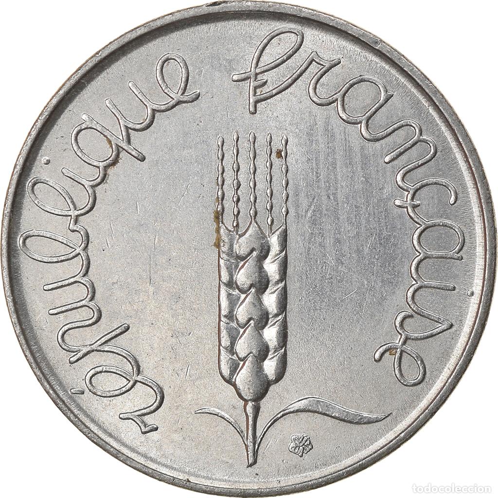 Moedas antigas da Europa: [#218394] Moneda, Francia, &Eacute;pi, 5 Centimes, 1964, Paris, EBC, Acero inoxidable, KM:927
