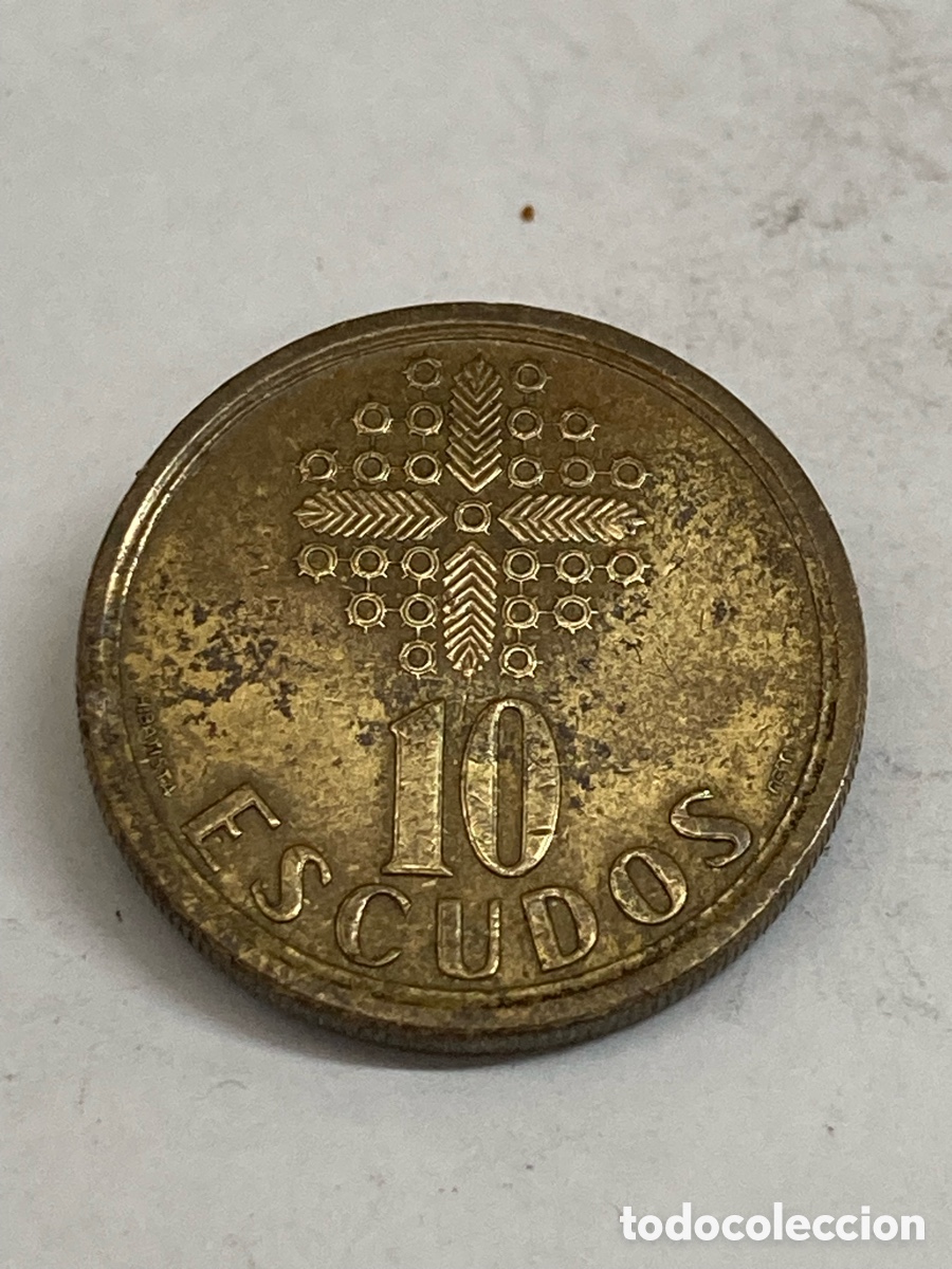 Moedas antigas da Europa: Moneda 10 escudos 1997 Portugal J70