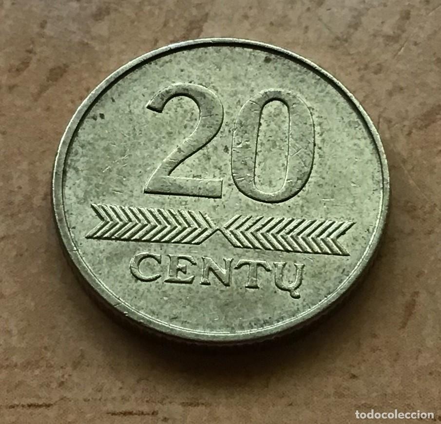 Monedas antiguas de Europa: 20 centu de Lituania. A&ntilde;o 2008 - Foto 1