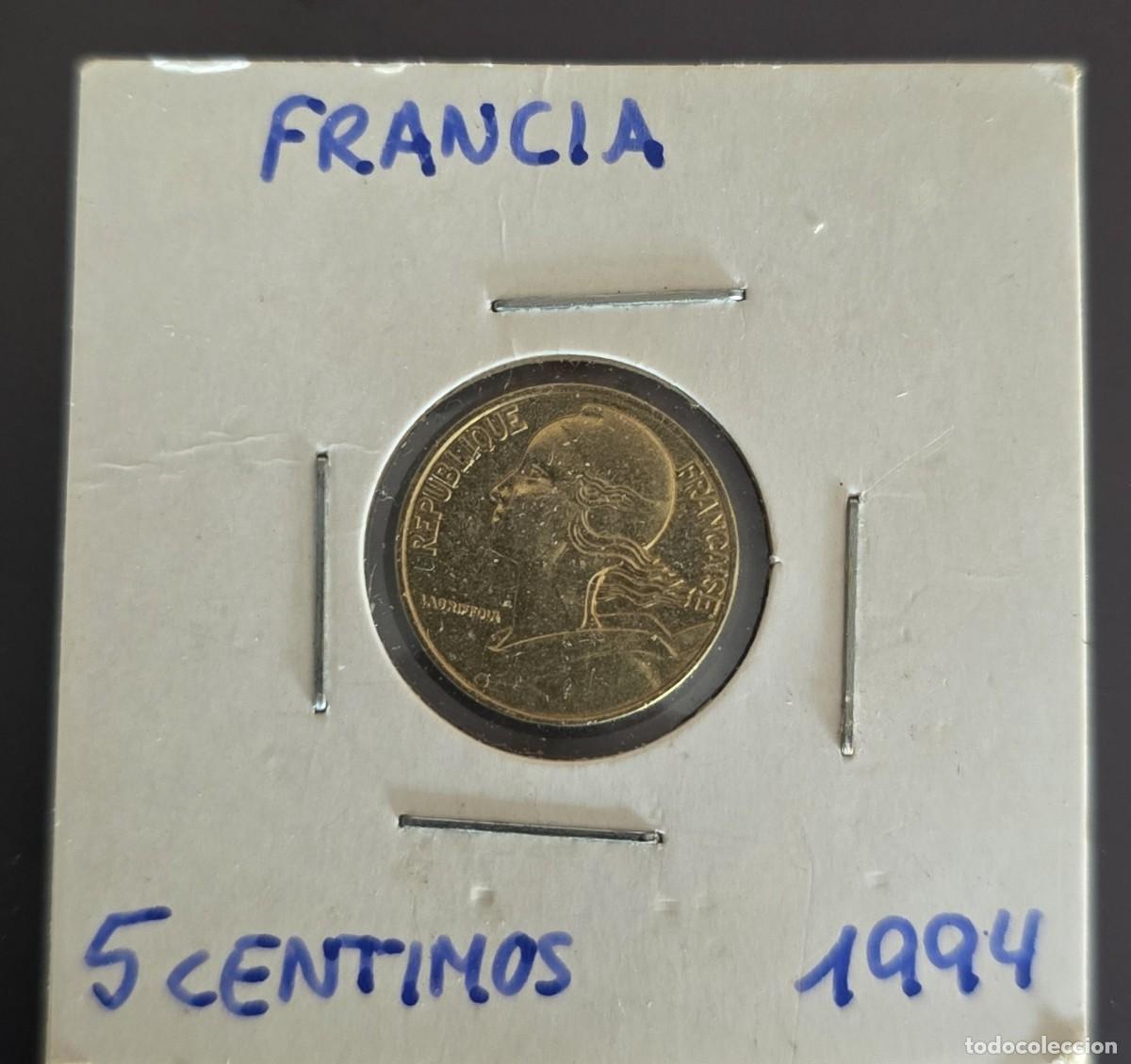 Monedas antiguas de Europa: MONEDA DE FRANCIA 1994 5 CENTIMOS - Foto 1