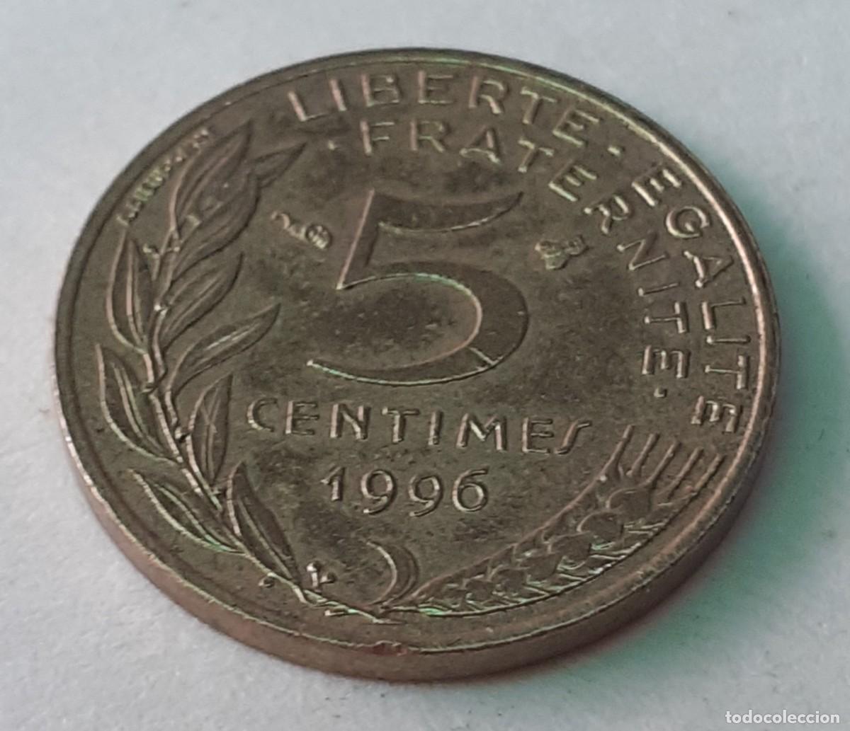 Monedas antiguas de Europa: MONEDA FRANCIA 5 CENTIMOS 1996 - Foto 1