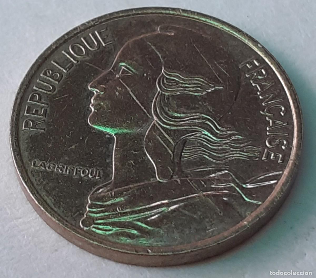 Monedas antiguas de Europa: MONEDA FRANCIA 5 CENTIMOS 1996 - Foto 2