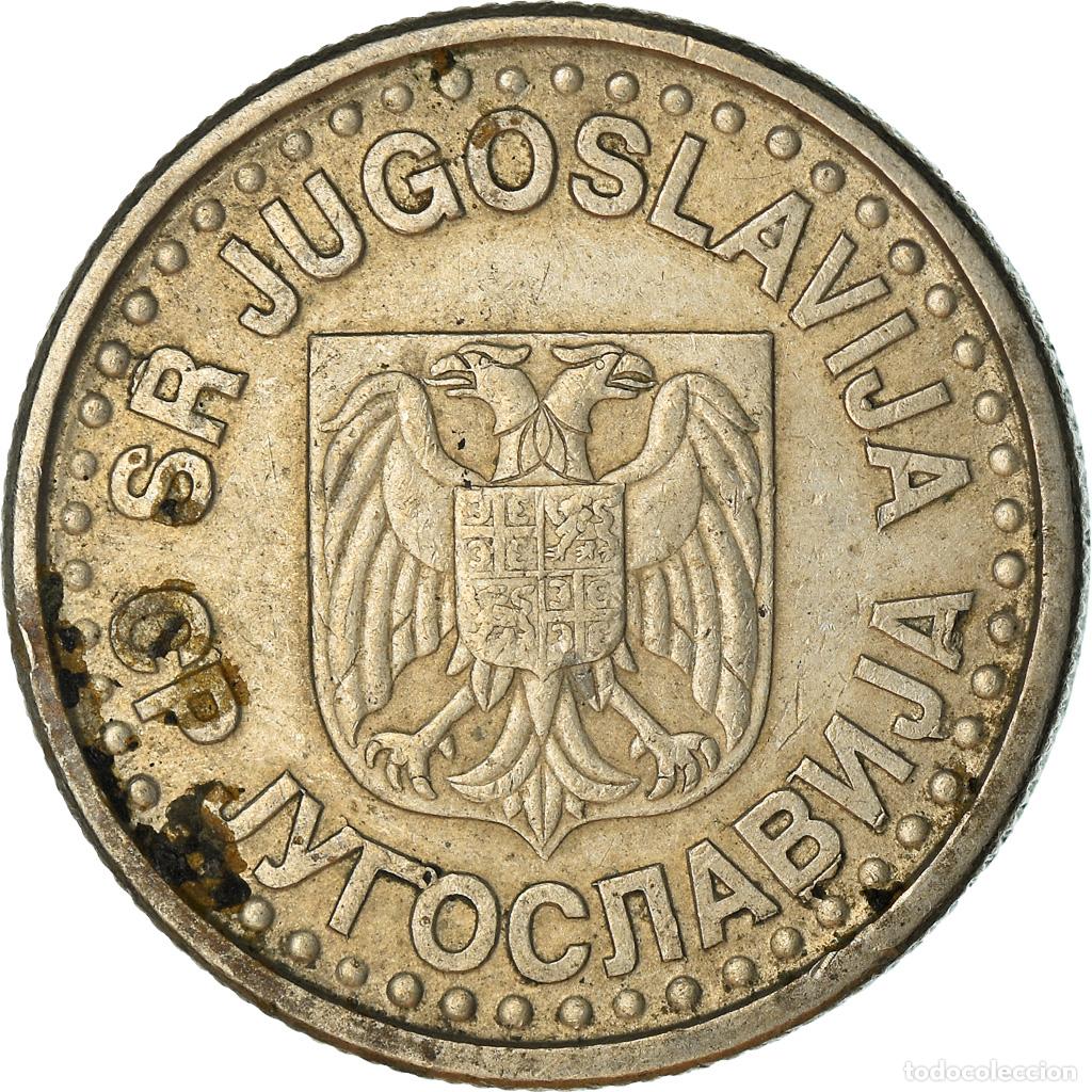 Old Coins of Europe: [#930428] Moneda, Yugoslavia, Novi Dinar, 1996, MBC, Cobre - n&iacute;quel - cinc, KM:168
